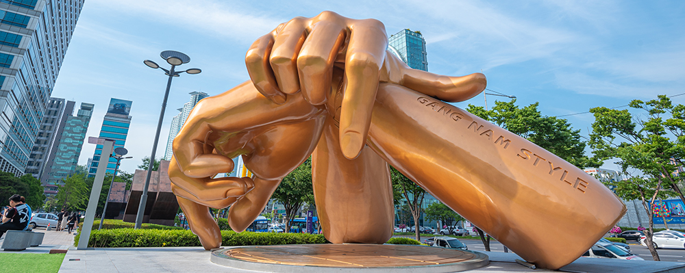 Gangnam Style Statue