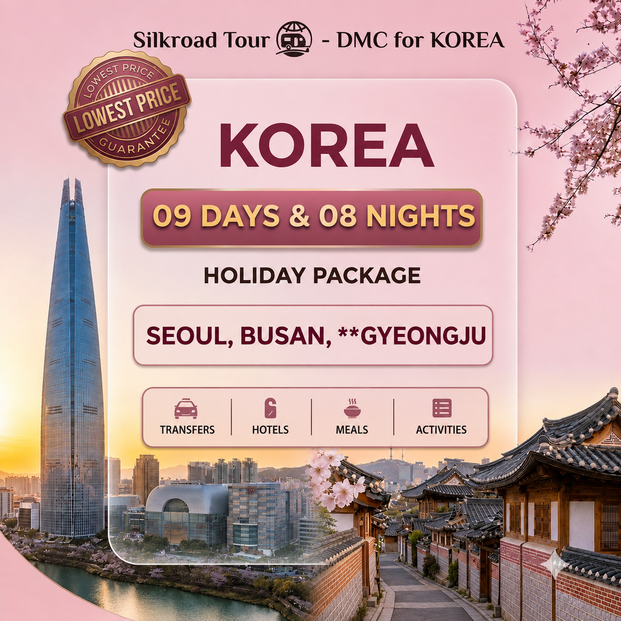 Soul of Korea: Busan & Seoul with Gyeongju in 9 Days 