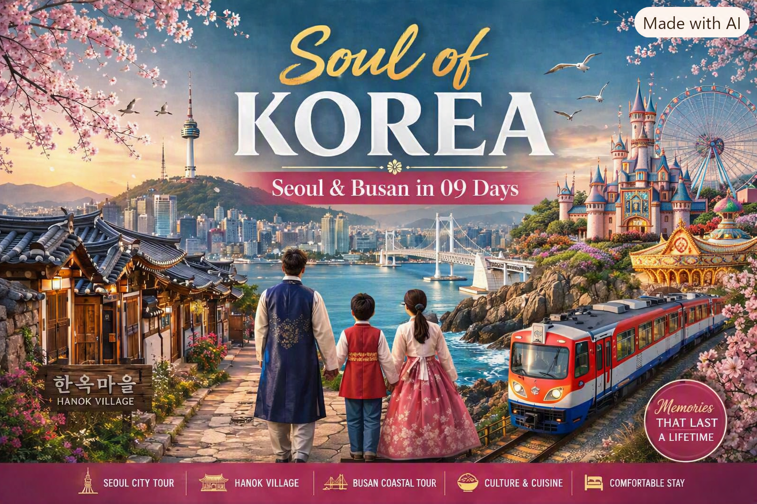 Soul of Korea: Busan & Seoul with Gyeongju in 9 Days 